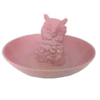 Picture Made in Italy - ceramic bowl with an owl