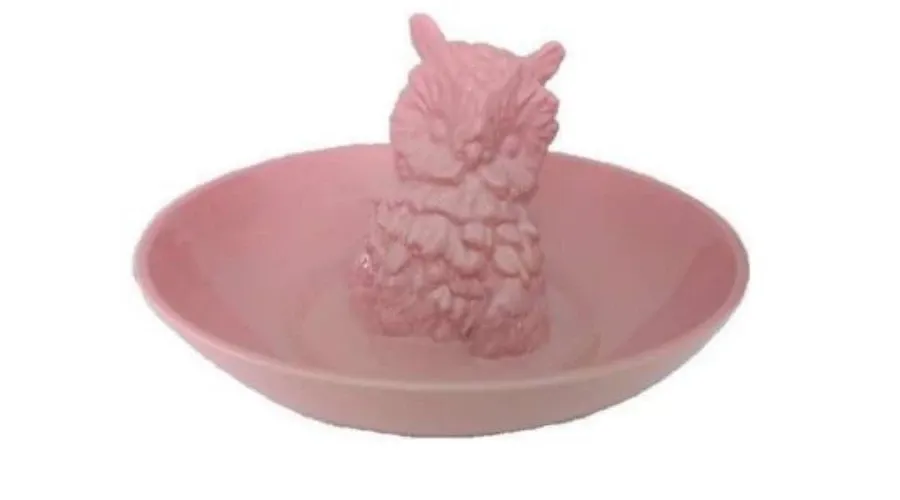obrazek 1 Wykonana we Włoszech - misa ceramiczna z sową