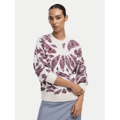 Zdjęcie Desigual Sweter Kamloops 24WWJF57 Écru Loose Fit