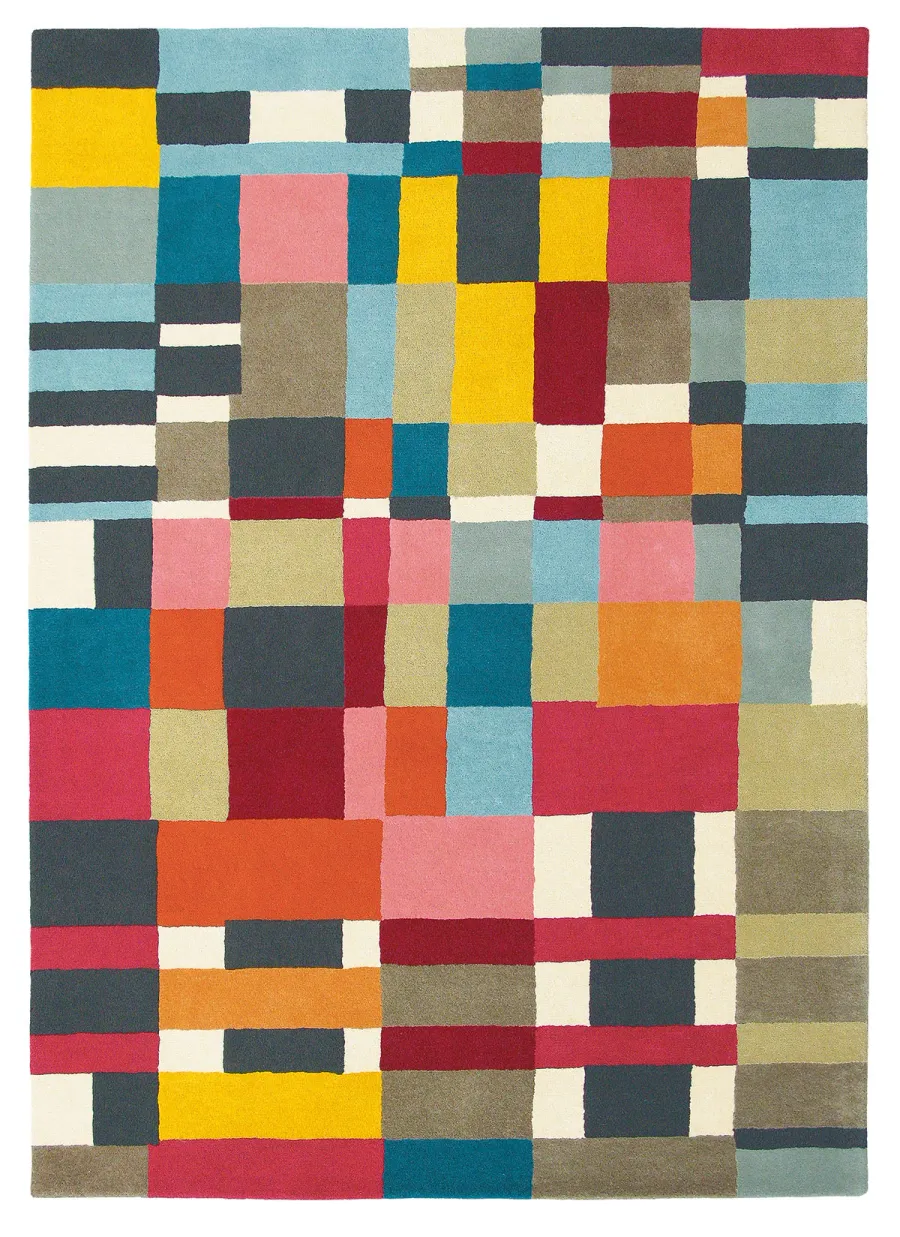 Kolorowy geometryczny dywan Brink & Campman Estella Domino  83901