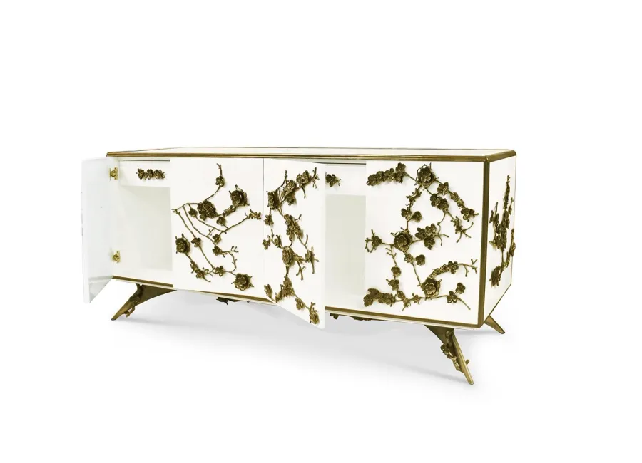 picture 10 Unusual chest of drawers for living room made of brass