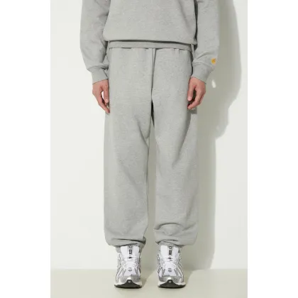 Zdjęcie Carhartt WIP spodnie dresowe Chase Sweat Pant kolor szary melanżowe I033667.00MXX