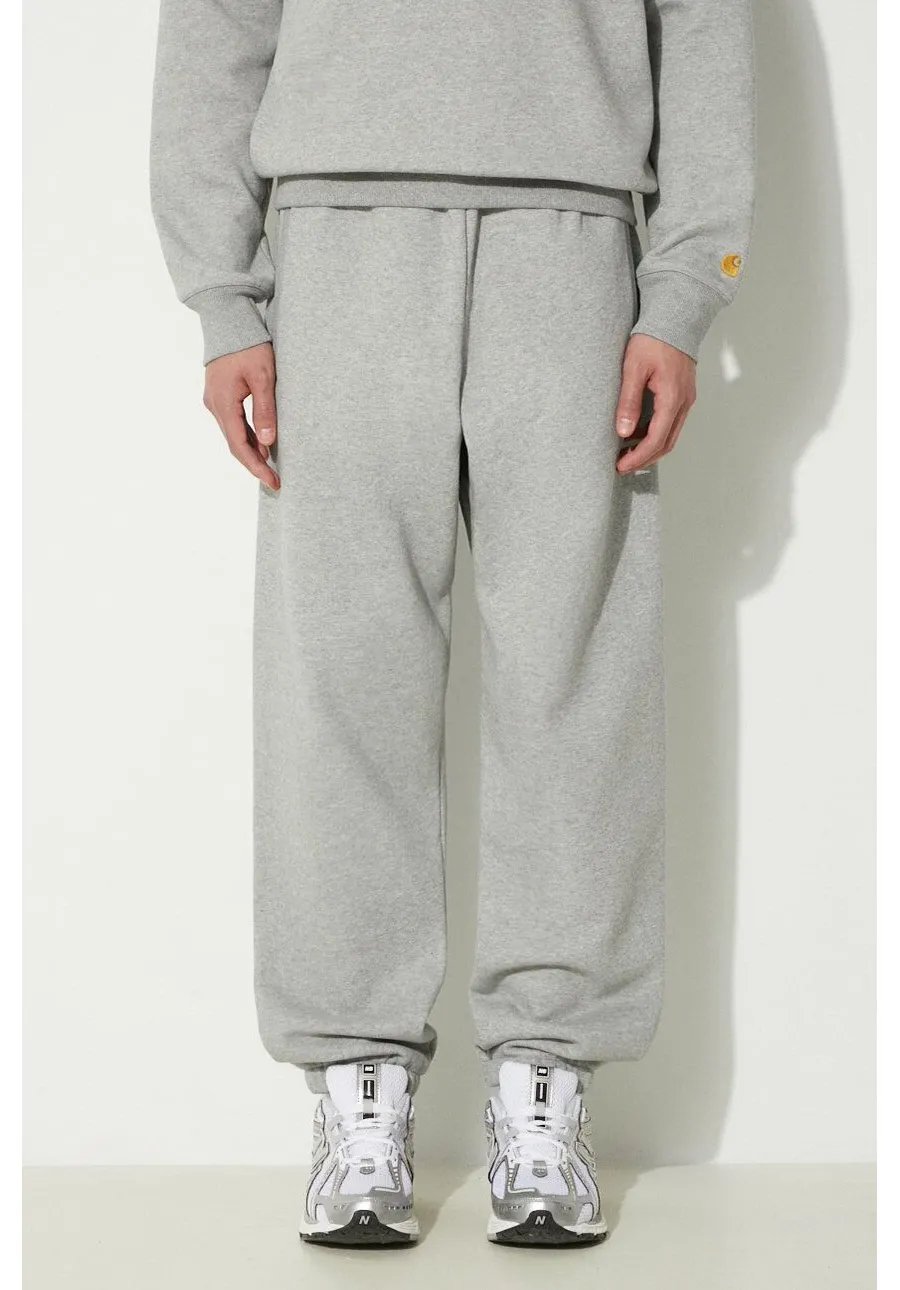 obrazek 1 Carhartt WIP spodnie dresowe Chase Sweat Pant kolor szary melanżowe I033667.00MXX