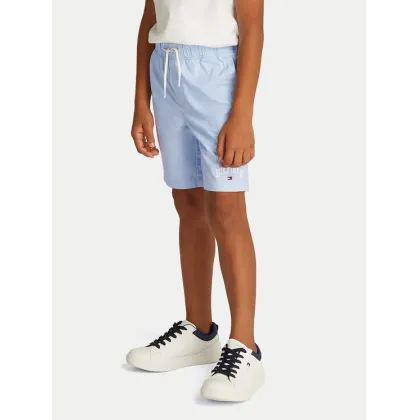 Zdjęcie Tommy Hilfiger Szorty sportowe KB0KB09642 Błękitny Regular Fit