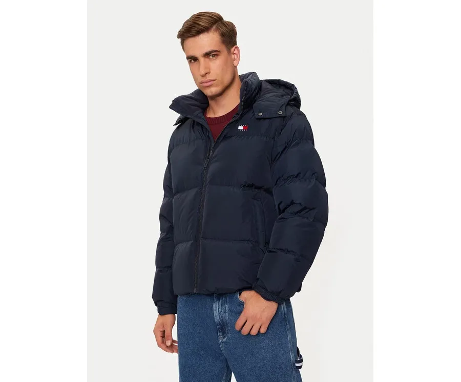 obrazek 1 Tommy Jeans Kurtka puchowa Alaska DM0DM20479 Granatowy Regular Fit