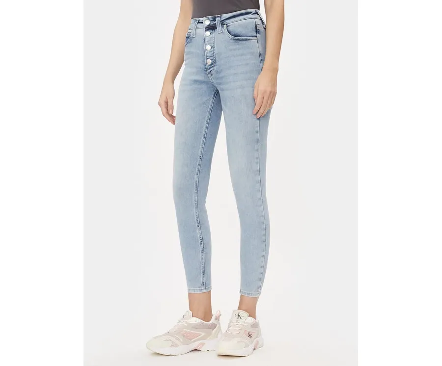 obrazek 1 Calvin Klein Jeans Jeansy J20J222145 Niebieski Super Skinny Fit