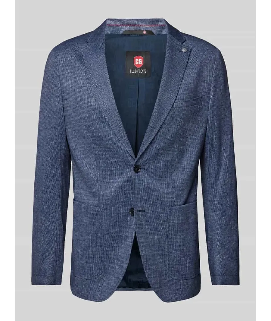 obrazek 1 Marynarka na dwa guziki o kroju regular fit z kołnierzem z połami model ‘CUBA’