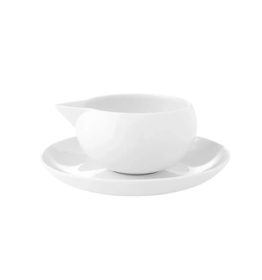 obrazek 2 Porcelanowa sosjerka z podstawką z unikatowej kolekcji Domo White - Vista Alegre