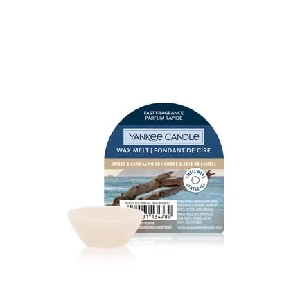 Zdjęcie Yankee Candle Amber & Sandalwood Wax Melt Single Świeca zapachowa 22 g
