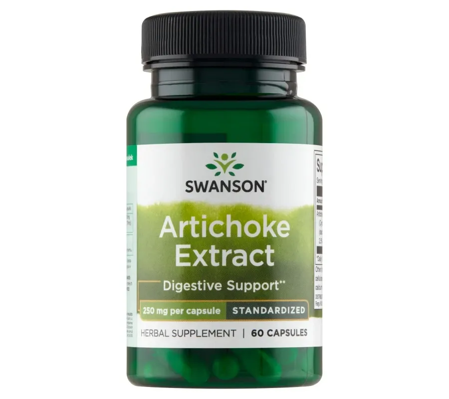 obrazek 1 Swanson Artichoke Karczoch 250 mg Kapsułki