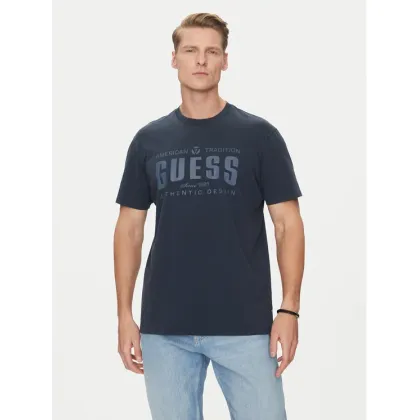 Zdjęcie Guess T-Shirt M5GI27 KBW41 Granatowy Regular Fit