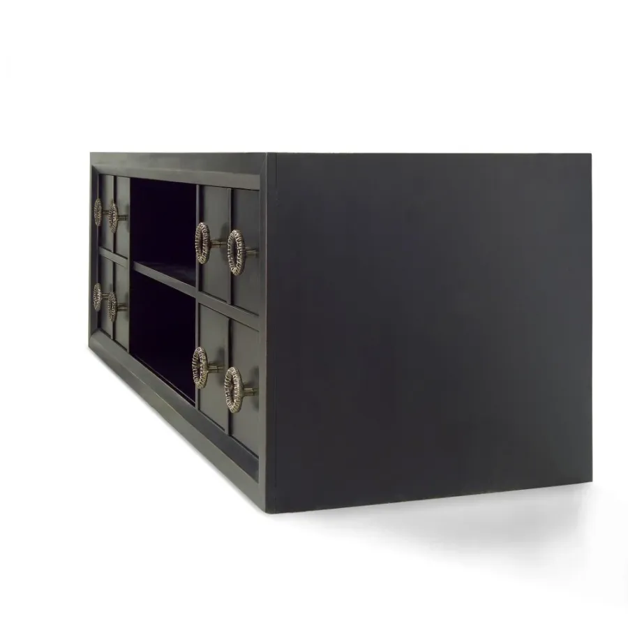 obrazek 2 Szafka RTV z czterema szufladami i jedną regulowaną półką H.45xL.140xP.48 cm