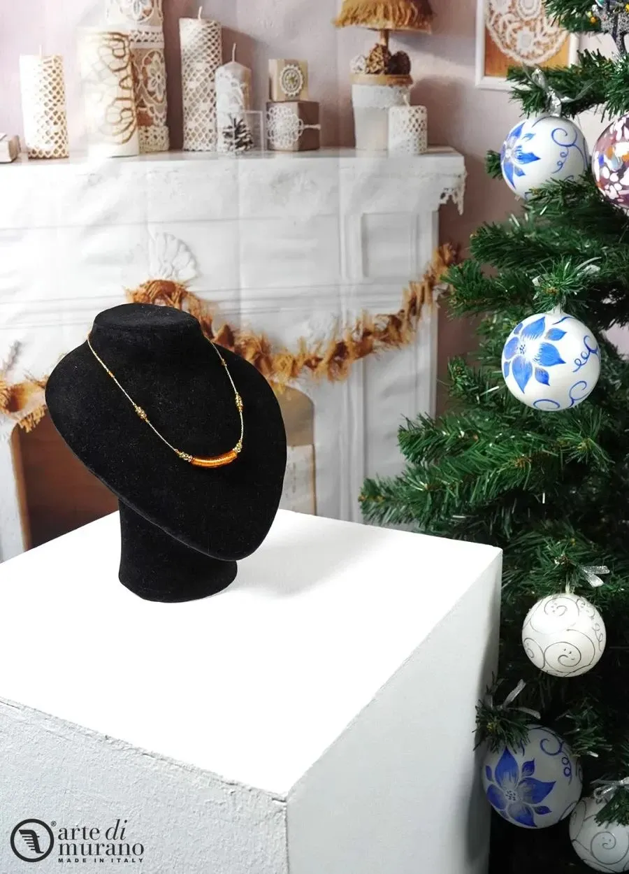 obrazek 1 Prestiżowy naszyjnik z koralików ze szkła Murano