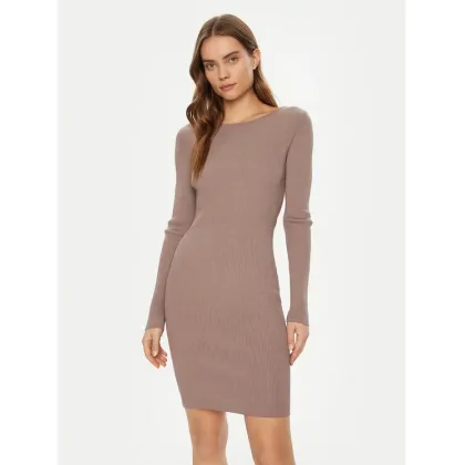Zdjęcie Guess Sukienka dzianinowa W5RK21 Z3L10 Beżowy Regular Fit