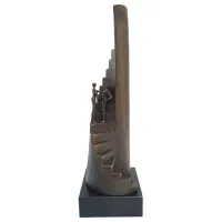 Zdjęcie Stylowa statuetka z brązu