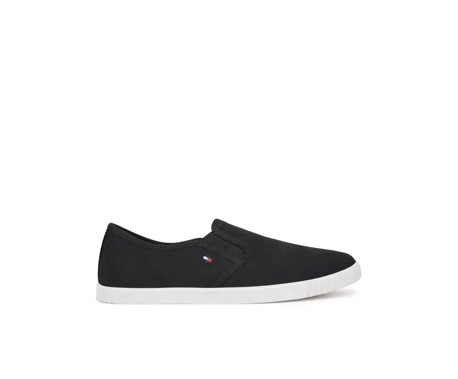 obrazek 1 Tommy Hilfiger Tenisówki Canvas Slip-On Sneaker FW0FW08640 Czarny
