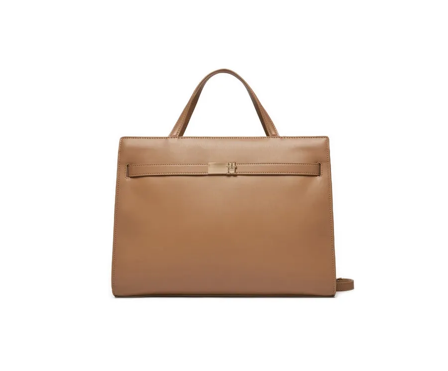 obrazek 1 Tommy Hilfiger Torebka Th Heritage Workbag AW0AW16910 Brązowy