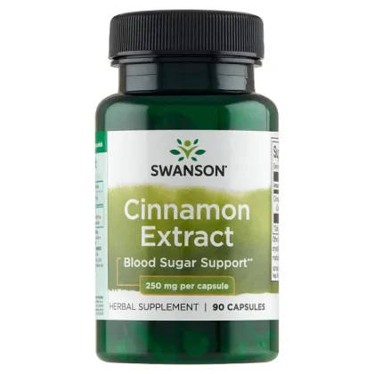 Zdjęcie Swanson Cynamon Ekstrakt 250 mg Kapsułki