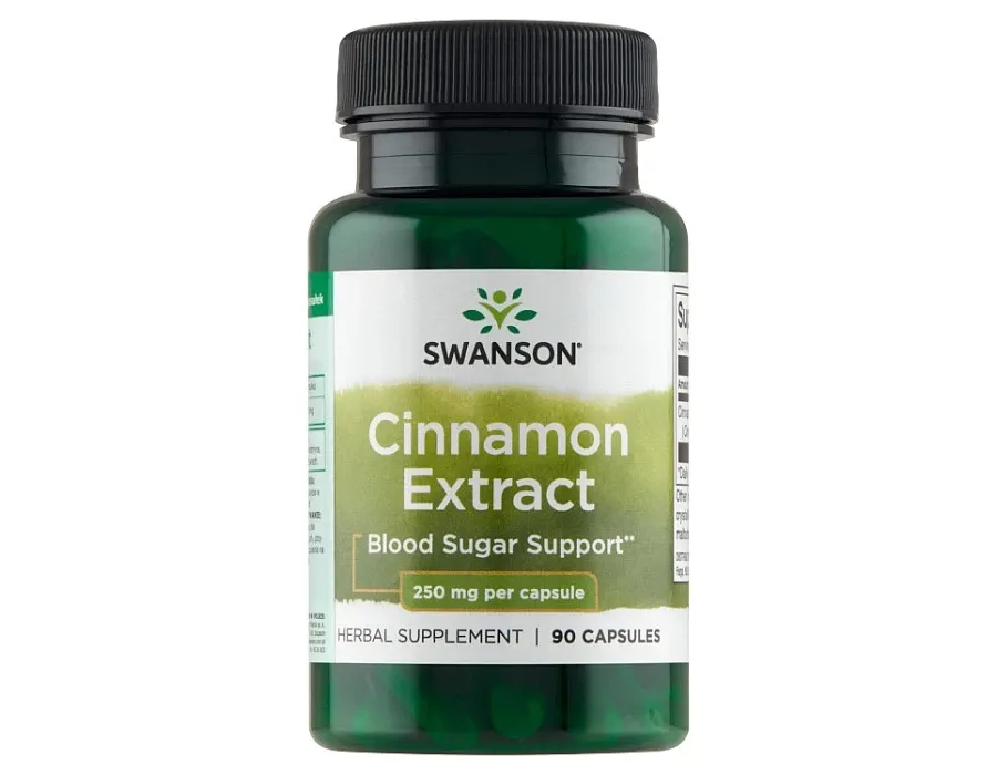 obrazek 1 Swanson Cynamon Ekstrakt 250 mg Kapsułki