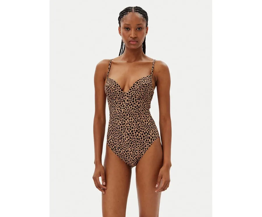 obrazek 1 MICHAEL Michael Kors Strój kąpielowy MM54115 Beżowy