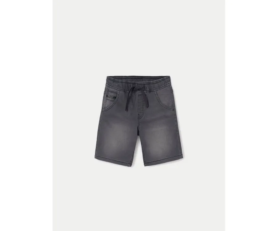 obrazek 1 Mayoral Szorty jeansowe 6282 Szary Regular Fit