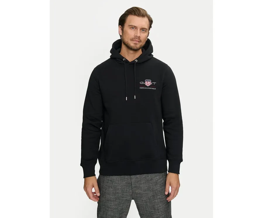 obrazek 1 Gant Bluza Medium Archive Shield 2047084 Czarny Regular Fit