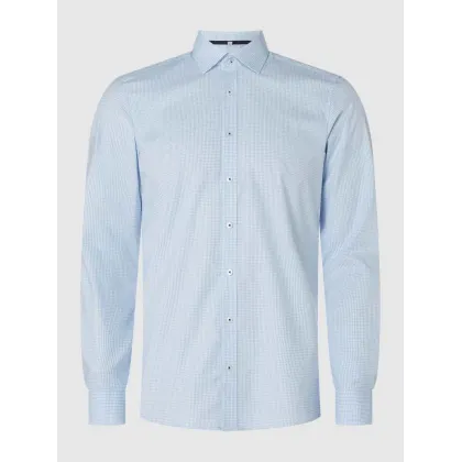 Zdjęcie Koszula biznesowa o kroju slim fit z wzorem w kratkę