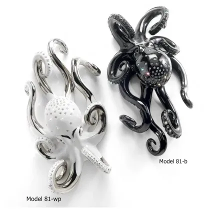 Picture Elegant interiors and living rooms - an octopus figurine with crystals