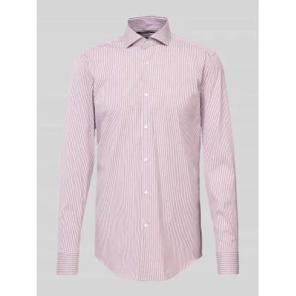 Zdjęcie Koszula biznesowa o kroju slim fit z listwą guzikową