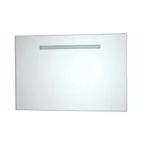 Zdjęcie Eleganckie lustro z rozproszonym światłem LED z chromowaną aluminiową ramą - Stilhaus