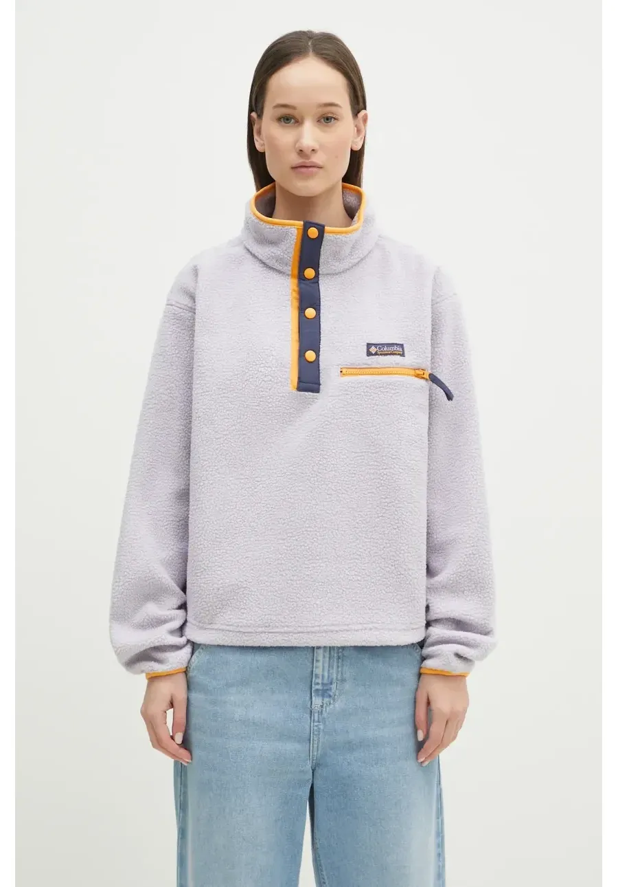 obrazek 1 Columbia bluza sportowa Helvetia kolor fioletowy z aplikacją 2092231