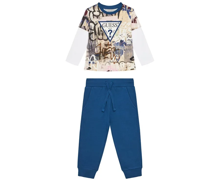 obrazek 1 Guess Komplet dziecięcy N5YG00 K8HM4 Niebieski Regular Fit