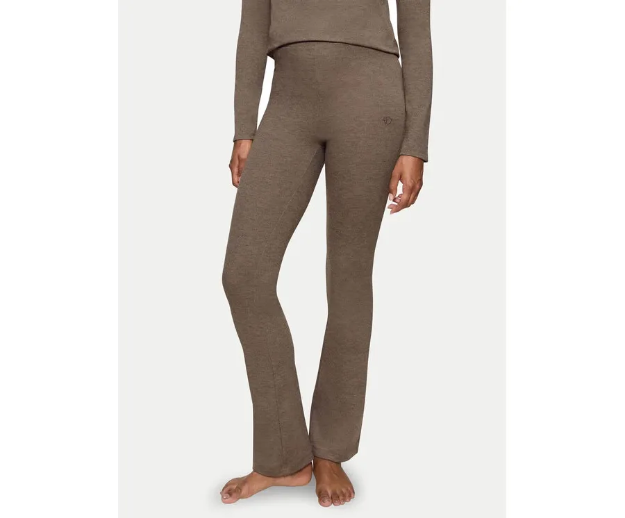 obrazek 1 Triumph Spodnie piżamowe Smart Thermal 10221491 Brązowy Slim Fit