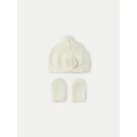 Zdjęcie Mayoral Zestaw Szalik i Czapka 9767 Écru