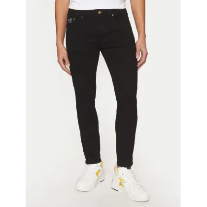 Zdjęcie Versace Jeans Couture Jeansy 78GAB5K0 Czarny Skinny Fit