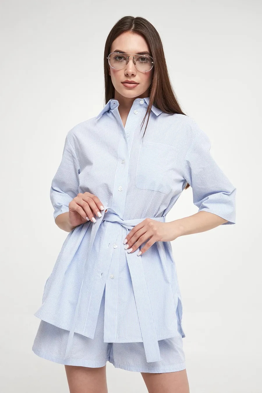 obrazek 1 Koszula damska w paski Texas MAX MARA LEISURE Max Mara Leisure