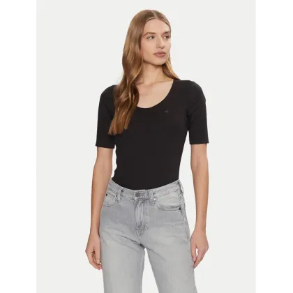 Zdjęcie Calvin Klein T-Shirt K20K208050 Czarny Slim Fit