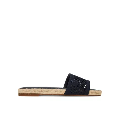 Zdjęcie Tommy Hilfiger Espadryle Knit Mesh Espadrille Flat Sandal FW0FW08744 Granatowy