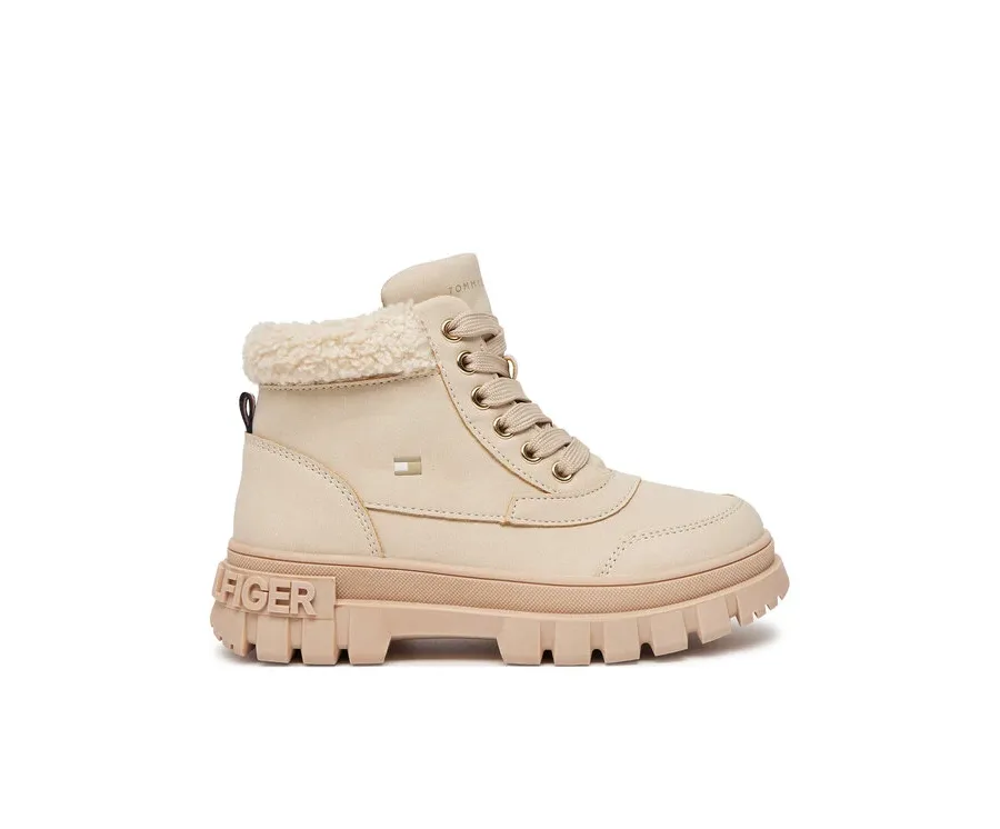 obrazek 1 Tommy Hilfiger Trapery Lace-Up Bootie T1A5-33597-1628 S Beżowy