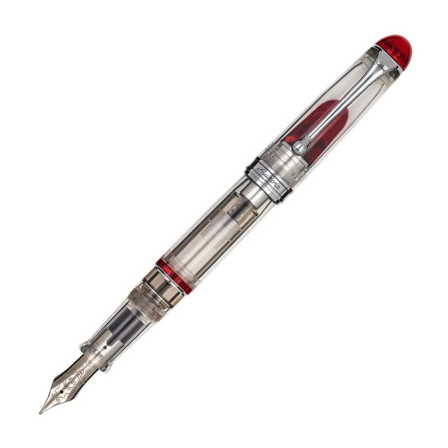 obrazek 1 Rewelacyjne czerwone pióro wieczne Demonstrator- Aurora