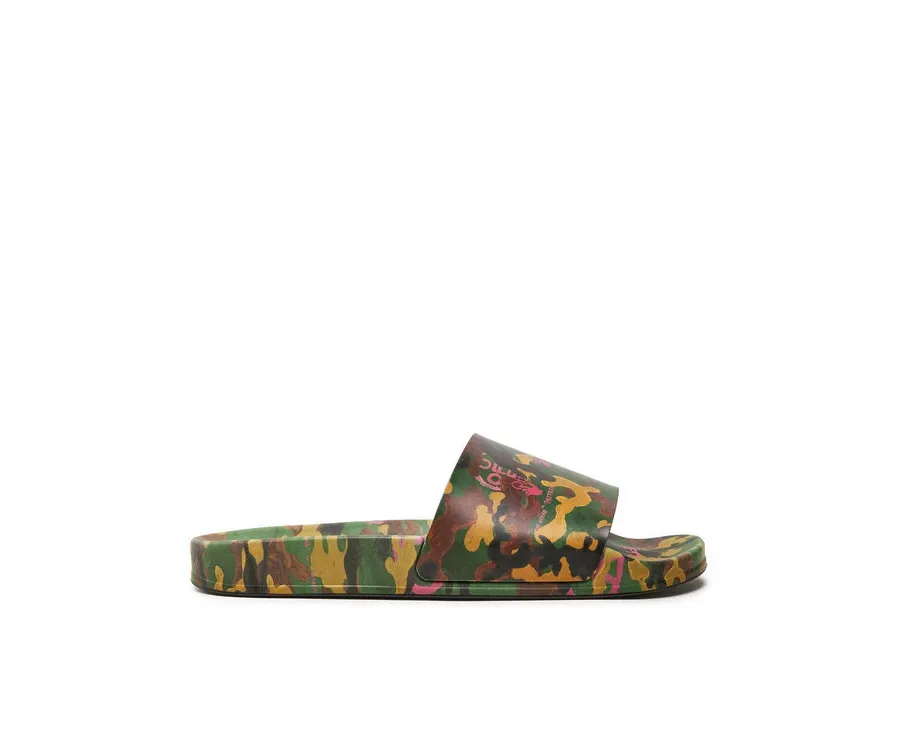 obrazek 1 Off-White Klapki OMIC001S22MAT0065700 Zielony