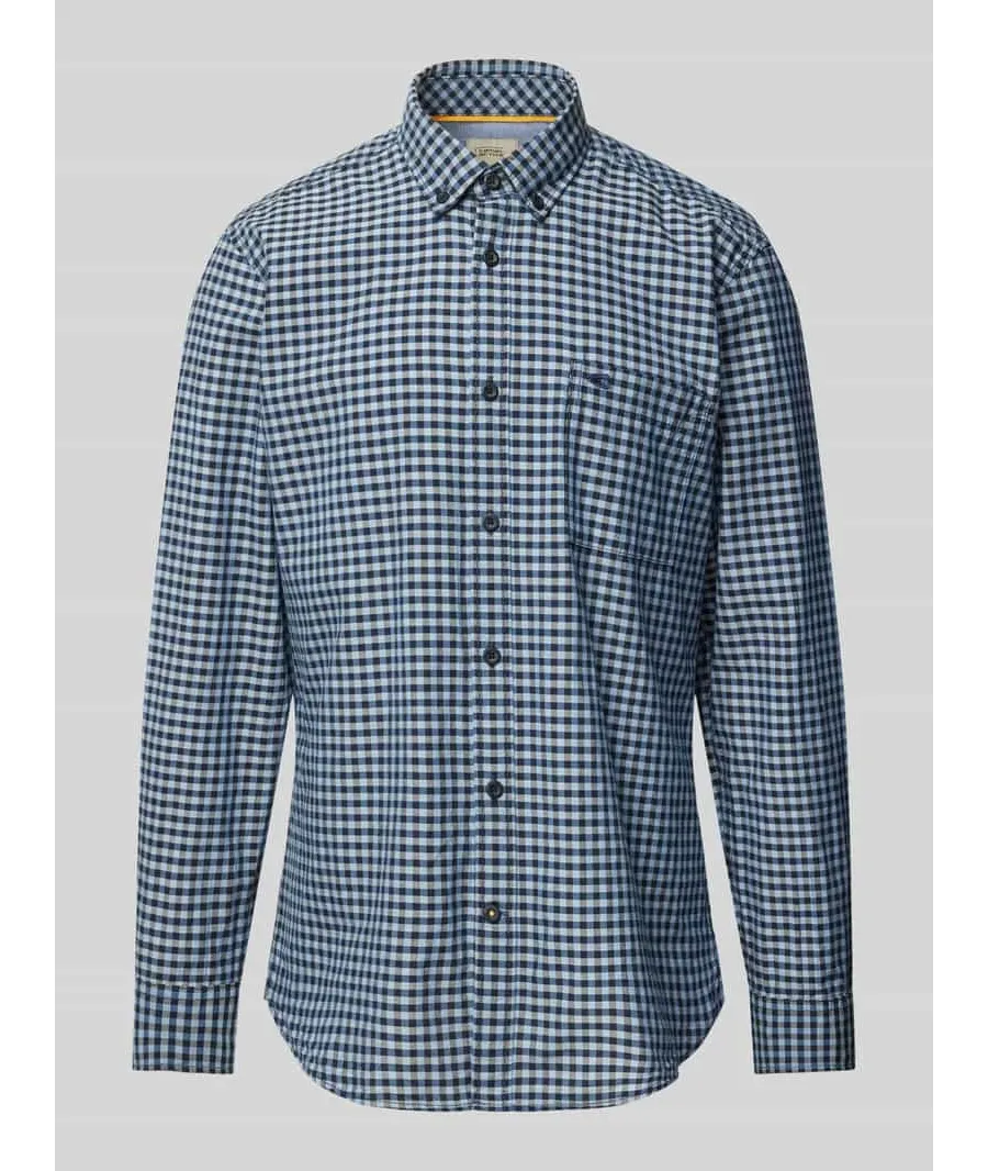 obrazek 1 Koszula casualowa o kroju regular fit z kołnierzykiem typu button down