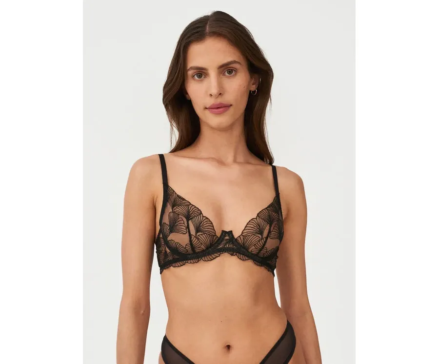obrazek 1 Undress Code Biustonosz z fiszbiną Adore 542 Czarny