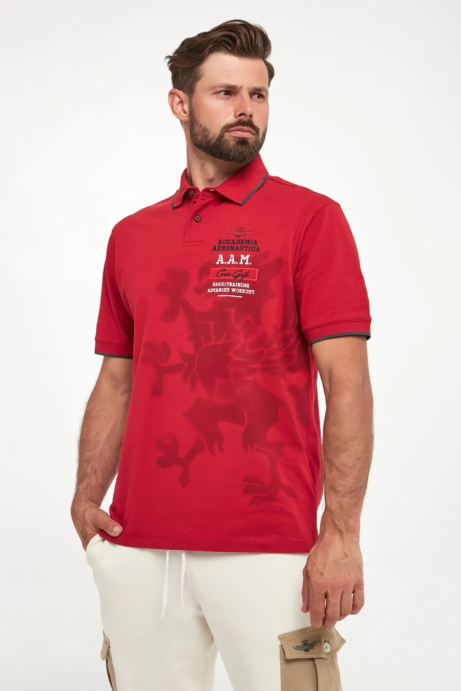 obrazek 1 Polo męskie AERONAUTICA MILITARE Aeronautica Militare