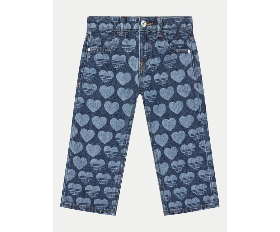 obrazek 1 Guess Jeansy K5RA02 D45E0 Granatowy Regular Fit