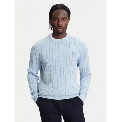 Zdjęcie Tommy Hilfiger Sweter Classic MW0MW39524 Błękitny Regular Fit