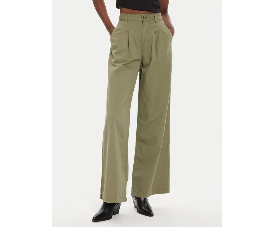 obrazek 1 Levi's® Spodnie materiałowe A7535-0000 Zielony Wide Leg