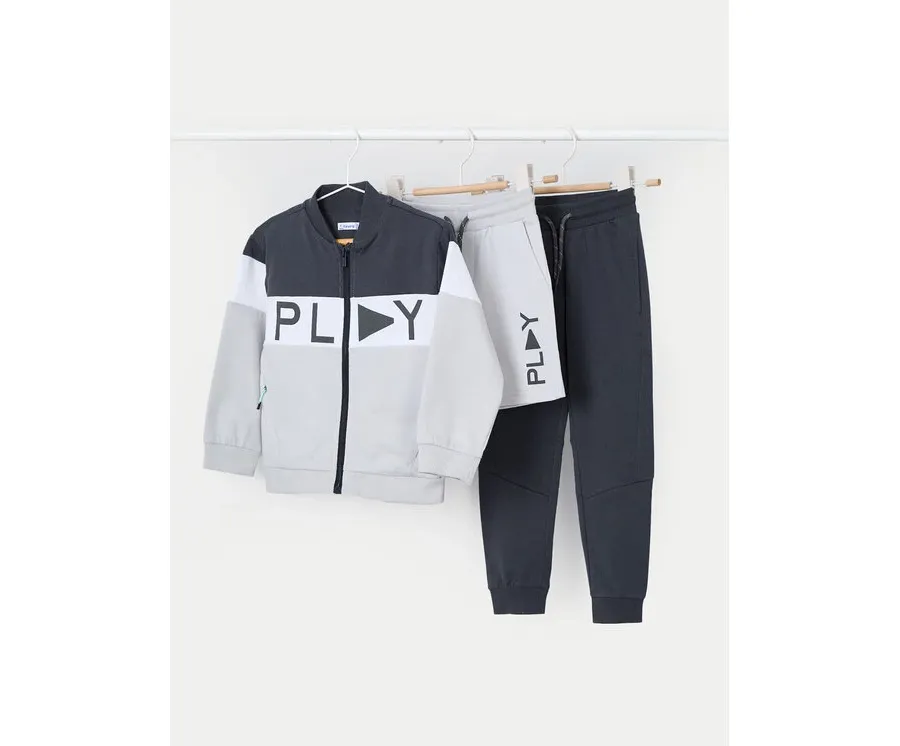 obrazek 1 Mayoral Komplet dresowy 3880 Szary Regular Fit