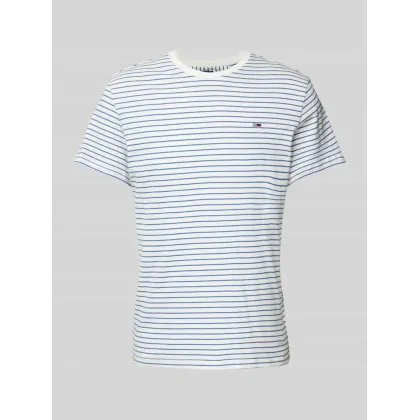 Zdjęcie Tommy Jeans T-Shirt DM0DM20377 Niebieski Slim Fit