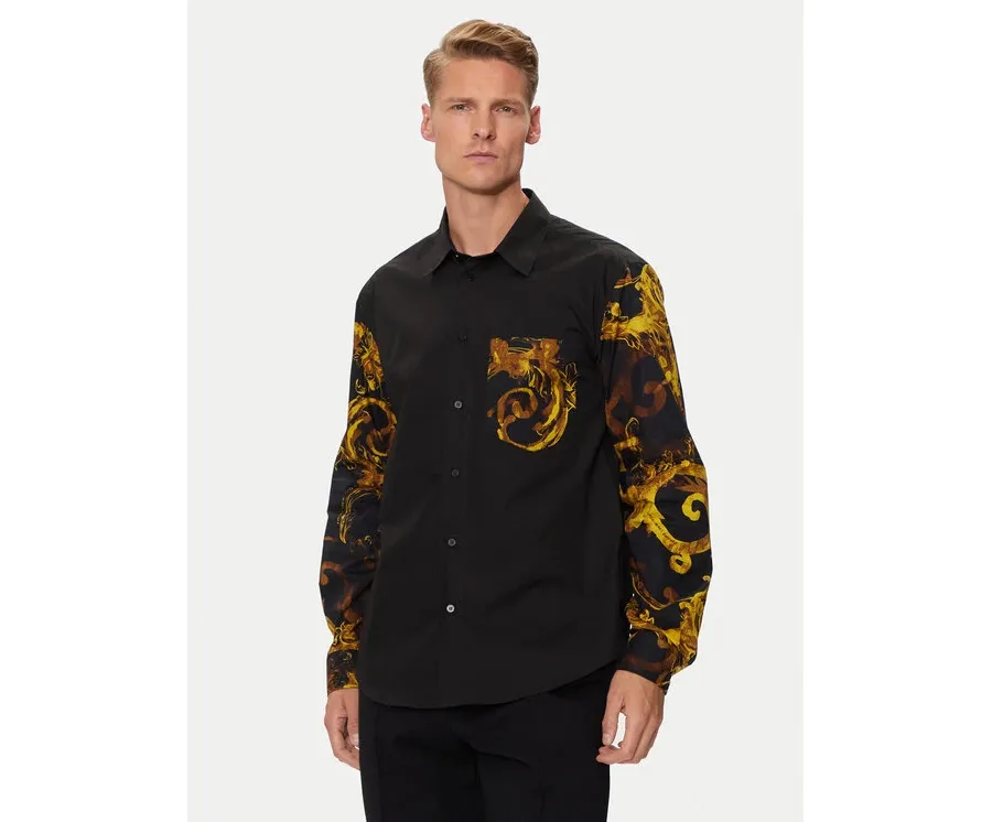 obrazek 1 Versace Jeans Couture Koszula 76GAL2R2 Czarny Regular Fit